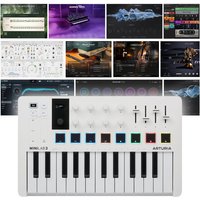 Arturia MiniLab 3 White With Komplete 15 Ultimate Upgrade for Komplete Select (Boxed)