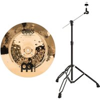 Meinl Classics Custom Extreme Metal 16 China Cymbal & Gear4music Boom Arm Stand Black