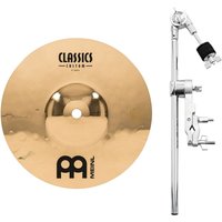Meinl Classics Custom 8" Splash Cymbal & Gear4music Multiple Grabber Arm