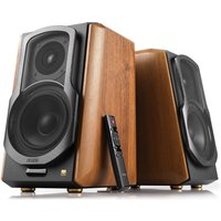 Edifier S1000MKII Hi-Res Audio Active Bluetooth Bookshelf Speakers (Pair) Brown