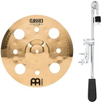 Meinl Classics Custom 12" Trash Splash & Gear4music Deluxe Weighted Cymbal Grabber Arm