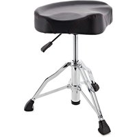 Hydraulic Saddle Drum Throne by Gear4music
