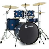 Premier Revolution 22" 5pc Drum Kit Bundle Blue Stardust