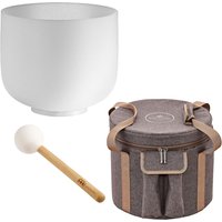 Meinl Sonic Energy 10" Crystal Singing Bowl Set With Brown Bag Heart Chakra