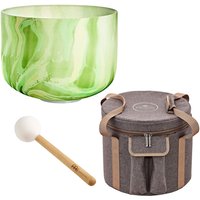 Meinl Sonic Energy 10" Marble Singing Bowl & Brown Bag Set F4 Heart Chakra