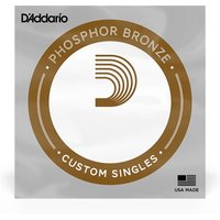 DAddario PB053 Phosphor Bronze Wound Single String 53