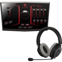 M-AUDIO M-GAME SOLO and Behringer BH470U Streaming/Gaming Headset Bundle