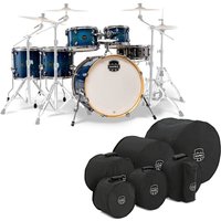 Mapex Armory 22 LA Fusion 6pc Shell Pack w/Bag Set Blue Wave Burst