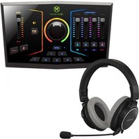 M-AUDIO M-GAME DUAL and Behringer BH470U Streaming/Gaming Headset Bundle