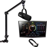 M-AUDIO M-GAME DUAL and Shure MV7X Streaming Bundle