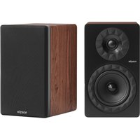 Elipson Prestige Facet II 6B Bookshelf Speakers (Pair) Black Matt / Walnut