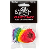 Dunlop 418P Tortex Standard Picks Variety 12 Pack