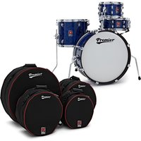 Premier Artist Heritage 20" 4pc Shell Pack Blue Pearl & Soft Case Set