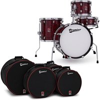 Premier Artist Heritage 18" 4pc Shell Pack Burgundy Pearl & Soft Case Set