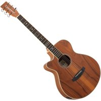 Tanglewood TRU4CEAWLH Reunion Pro Series Super Folk Left Handed Electro Acoustic Black Walnut