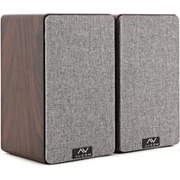 AVCOM 6" Bookshelf Speaker Pair Walnut