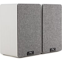 AVCOM 6" Bookshelf Speaker Pair White