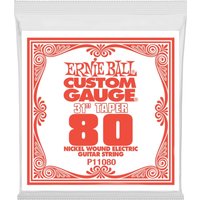 Ernie Ball .080 Extra Long Nickel Wound Electric Guitar Strings 3 pack