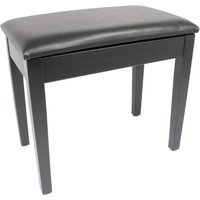 Tourtech Piano Bench Matte Black with Vinyl Top