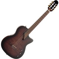 Tanglewood EMDC8BK Thinline Electro Nylon Black