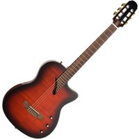 Tanglewood EMDC8CG Thinline Electro Nylon Cognac Gloss