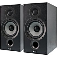 ELAC Debut B6.2 Vinyl Bookshelf Speaker (Pair) Black Ash