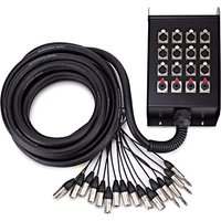 Studiospares 12 XLR/4 Jack Stage Box & Snake 8m