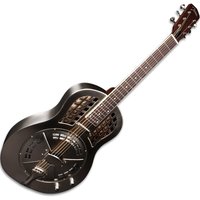 Johnson Resonator JR-995E-BN Single Cone Metal Body Electric Brushed Nickel