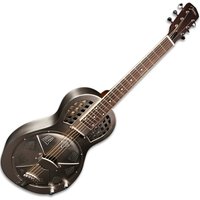 Johnson Resonator JR-960E-AS Single Cone Parlor Metal Body Electric Antique Steel