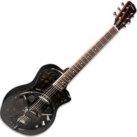 Johnson Resonator JR-994E-PN Single Cone Metal Body Cutaway Electric Polished Nickel