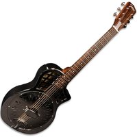 Johnson Resonator JR-994-PN Single Cone Metal Body Cutaway Polished Nickel