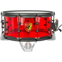 SJC Drums Josh Dun Torch 14 x 6.5 Snare Drum Red Acrylic
