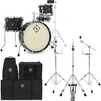 Dixon Drums Little Roomer Gig Pack w/Hardware & Bags Black Coal