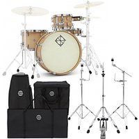 Dixon Drums Little Roomer Gig Pack w/Hardware & Bags Satin Natural