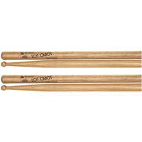 Los Cabos 8A Red Hickory Wood Tip Drumsticks 2 Pair Pack