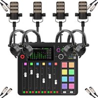 Rodecaster Pro II Quad Bundle with NTH-50 Headphones