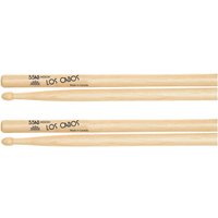 Los Cabos 55AB Hickory Wood Tip Drumsticks 2 Pair Pack