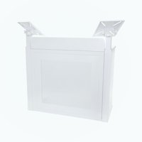 Equinox Event Booth Foldable DJ Booth White