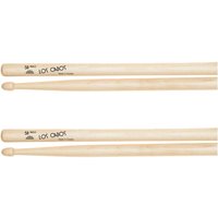 Los Cabos 5B Maple Wood Tip Drumsticks 2 Pair Pack