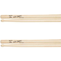 Los Cabos 7A Maple Wood Tip Drumsticks 2 Pair Pack