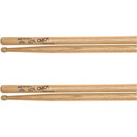 Los Cabos Jazz Red Hickory Wood Tip Drumsticks 2 Pair Pack