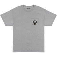 Fender Pick Patch Pocket Tee Athletic Gray XL