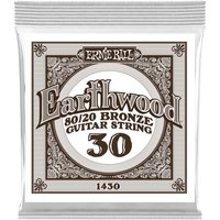 Ernie Ball 1430 Earthwood 80/20 Bronze Acoustic Single String 30
