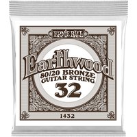 Ernie Ball 1432 Earthwood 80/20 Bronze Acoustic Single String 32