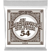 Ernie Ball 1454 Earthwood 80/20 Bronze Acoustic Single String 54
