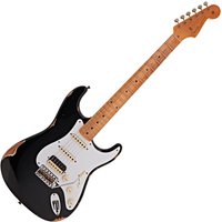 Fender Custom Shop 56 Stratocaster HSS Relic Super Faded Aged Black #R132697