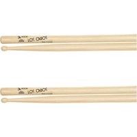 Los Cabos 3A Hickory Wood Tip Drumsticks 2 Pair Pack
