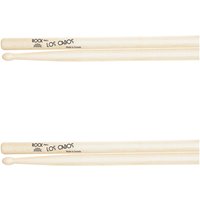 Los Cabos Rock Maple Wood Tip Drumsticks 2 Pair Pack