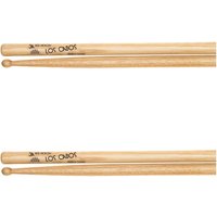 Los Cabos 3A Red Hickory Wood Tip Drumsticks 2 Pair Pack