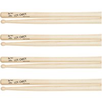 Los Cabos 3A Maple Wood Tip Drumsticks 4 Pair Pack